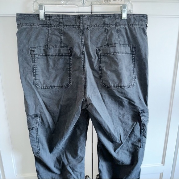 Anthropology Gray Cargo Jennie Ripstop Pants Sz 31 OB1070255 Gorpcore - Picture 9 of 16